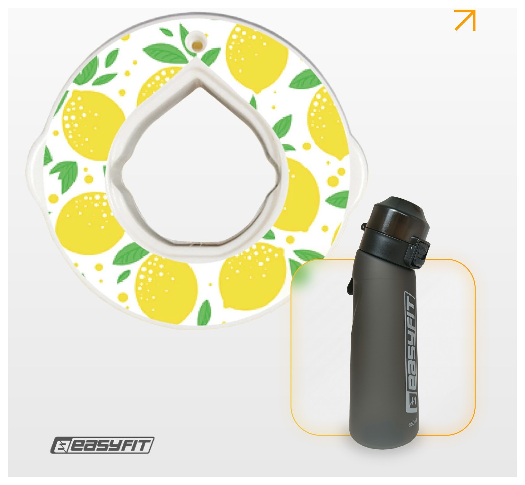Капсула “Лимон” для пляшки EasyFit Air Up, EFIT_EF-7006-LN