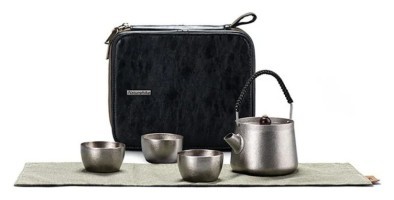 Набір чайний Naturehike NH20CJ007, титан
