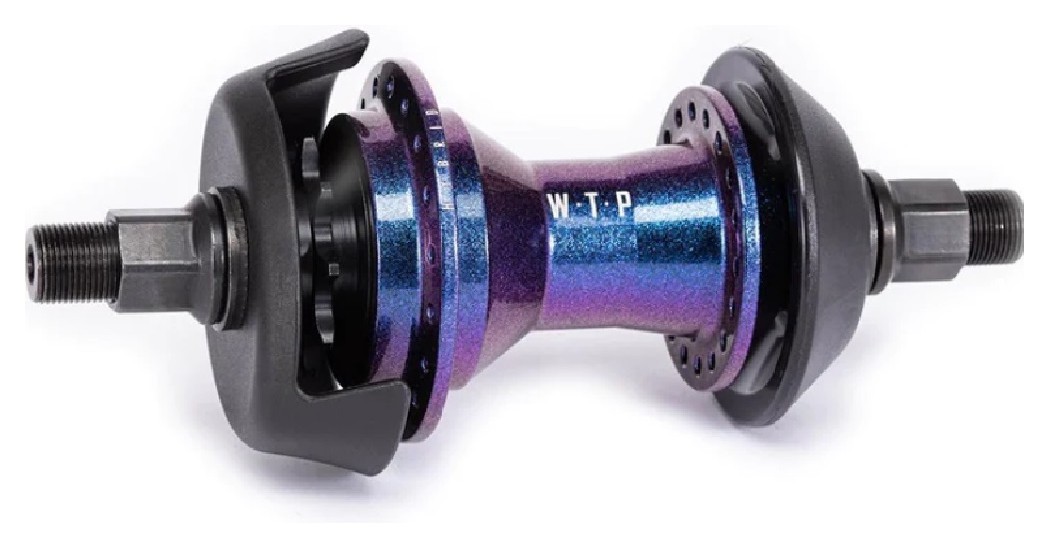 Втулка задняя WeThePeople HYBRID Freecoaster-/Cassette Regular Axle LSD 36H 14mm 9t с хабгардами перламутрово-фиолетовая, VELD_4055822517881