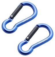 Munkees 3236 карабин Pear 6 mm x 60 mm (пара) dark blue