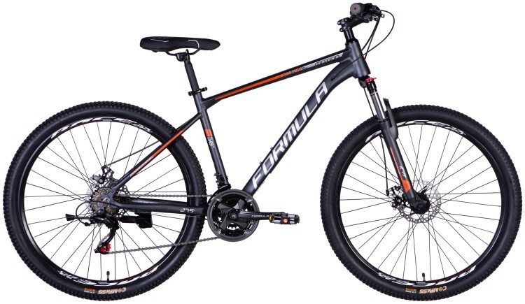 Велосипед AL 27.5" Formula MOTION DD FR рама-18" серо-серебристый (матовый) 2025, OPS-FR-27.5-256