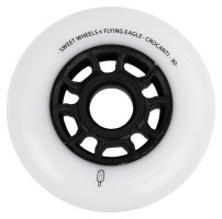 Колеса для роликов Flying Eagle Crocanti 88А 3 шт белые 90 мм