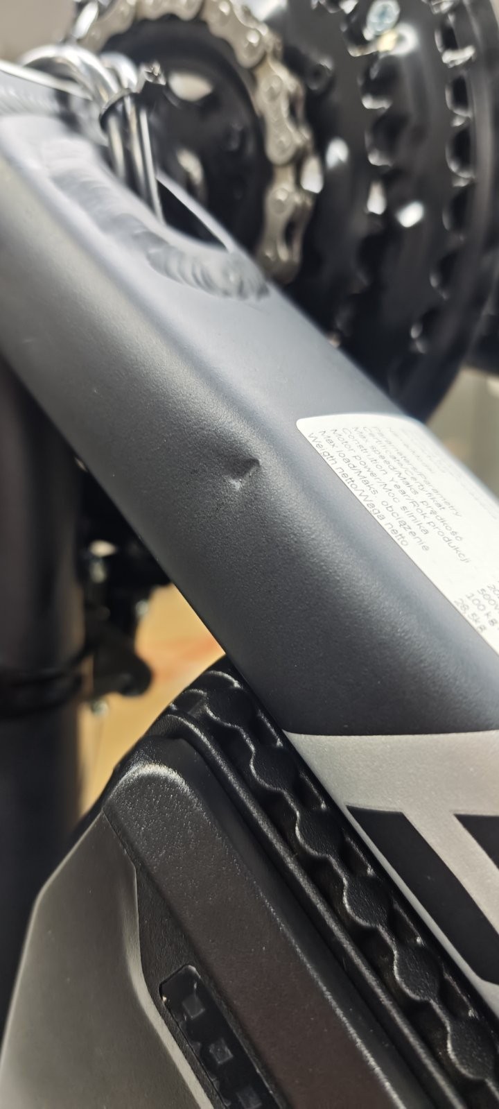 Велосипед уцененный с электроприводом 29" AL Formula eMOTION PLUS DD FR рама-19" 48B 15А*ч 500Вт серо-серебристый (матовый) 2026, STK-FR-29-270