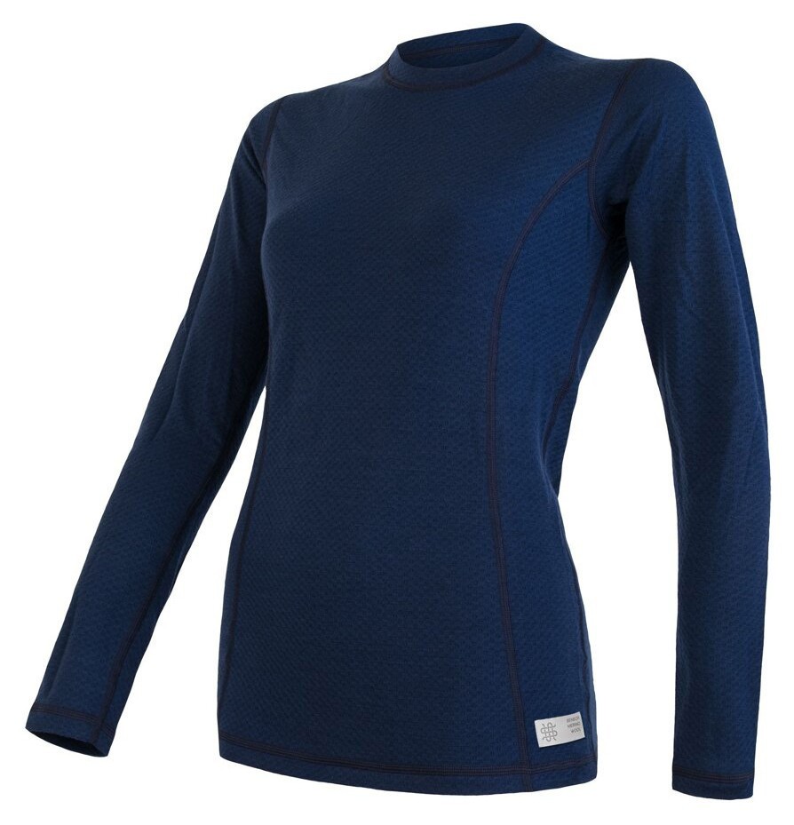 Термофутболка жіноча Sensor Merino DF LS deepblue 19200033, SW11M-deep-blue-S, SW11M-deep-blue-S
