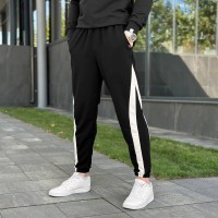 Чоловічі чорні джогери з кишенями Pobedov Shade двоколірні