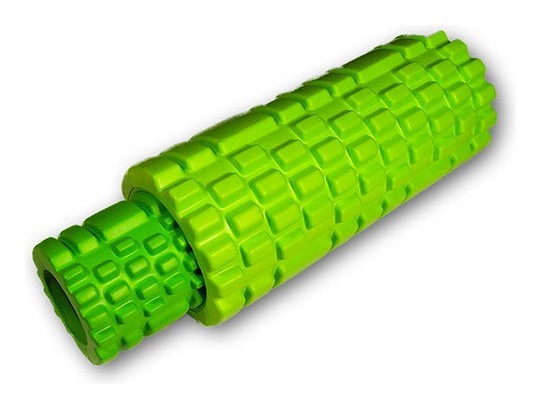 Массажный ролик EasyFit Grid Roller Double 33 см Салатовый, EFIT_EF-7737s-6