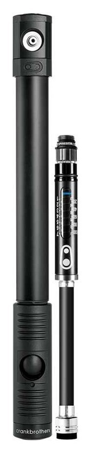 Насос для велосипеда Crankbrothers KLIC HP GAUGE Midnight (16263), RCH_19076