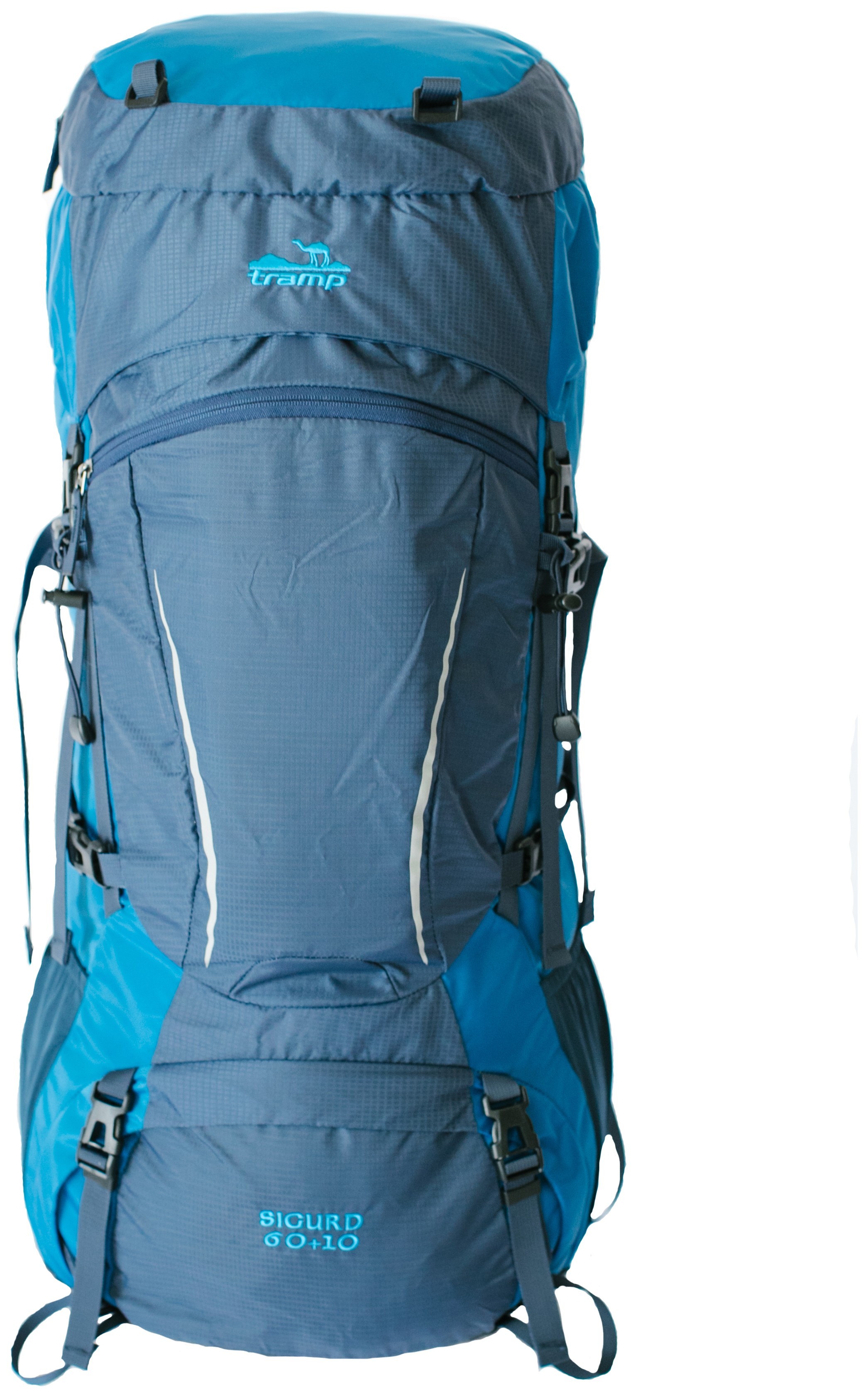 Рюкзак Tramp Sigurd синий/голубой 60+10л UTRP-045, 