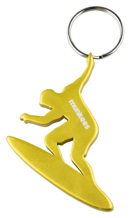 Munkees 3523 брелок-открывашка Surfer yellow, 3523-YL