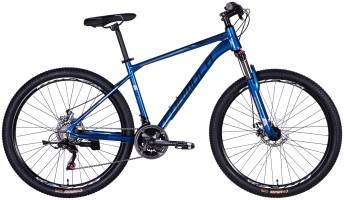 Велосипед AL 27.5" Formula MOTION DD FR рама-18" синьо-чорний 2025