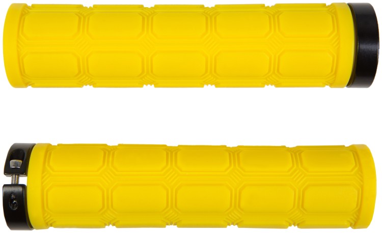 Гріпси 130мм BC-GR6410 жовтий з алюм. чорним замком, GRI-302