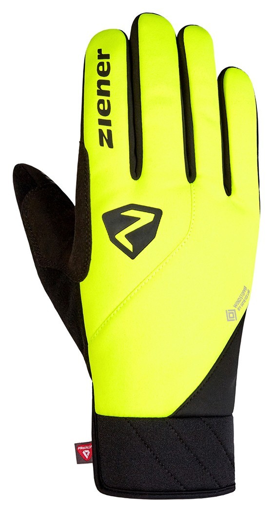 Ziener велоперчатки Donni poison yellow 10, 117022-737-10