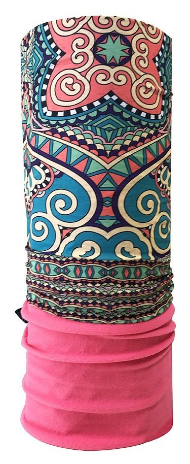 Бандана-бфф багатофункціональна Crow KASHMIR One size Turquoise/coral (CBMS17W1M), RCH_18134