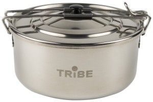 Котелок Tribe Tourist Pot 0,9 л стальной T-FH-0007-metal