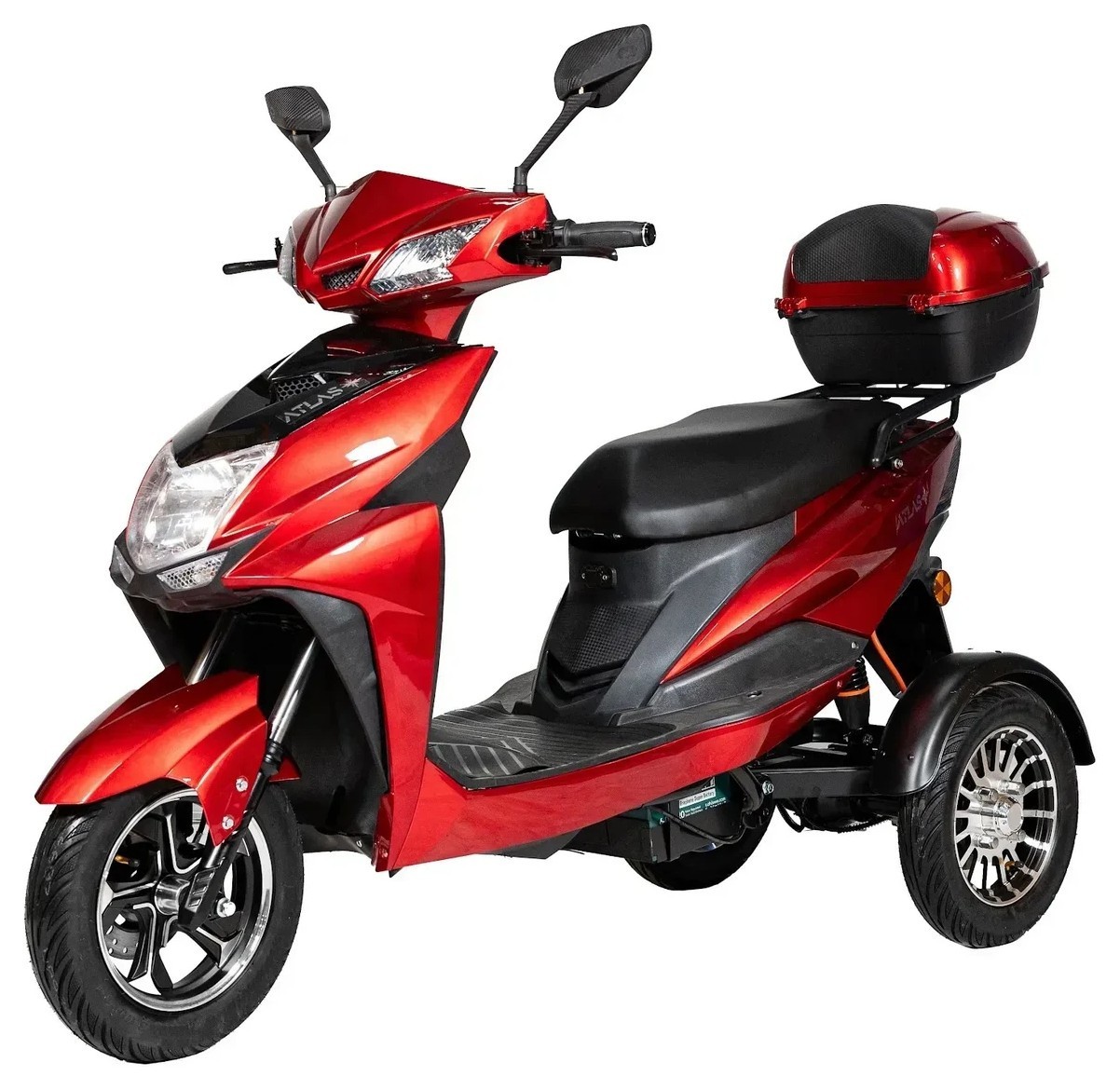 Электроскутер ATLAS Falcon Trike Box 1500W Red, TOK_4012