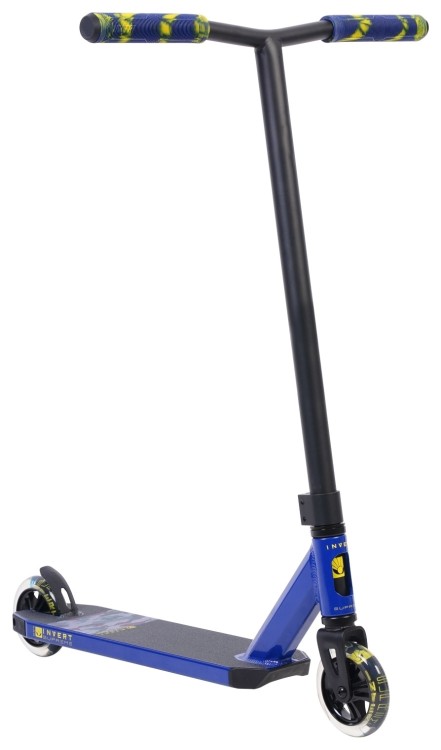 Трюковой самокат Bavar sport Supreme Invert Blue Yellow, 3438281