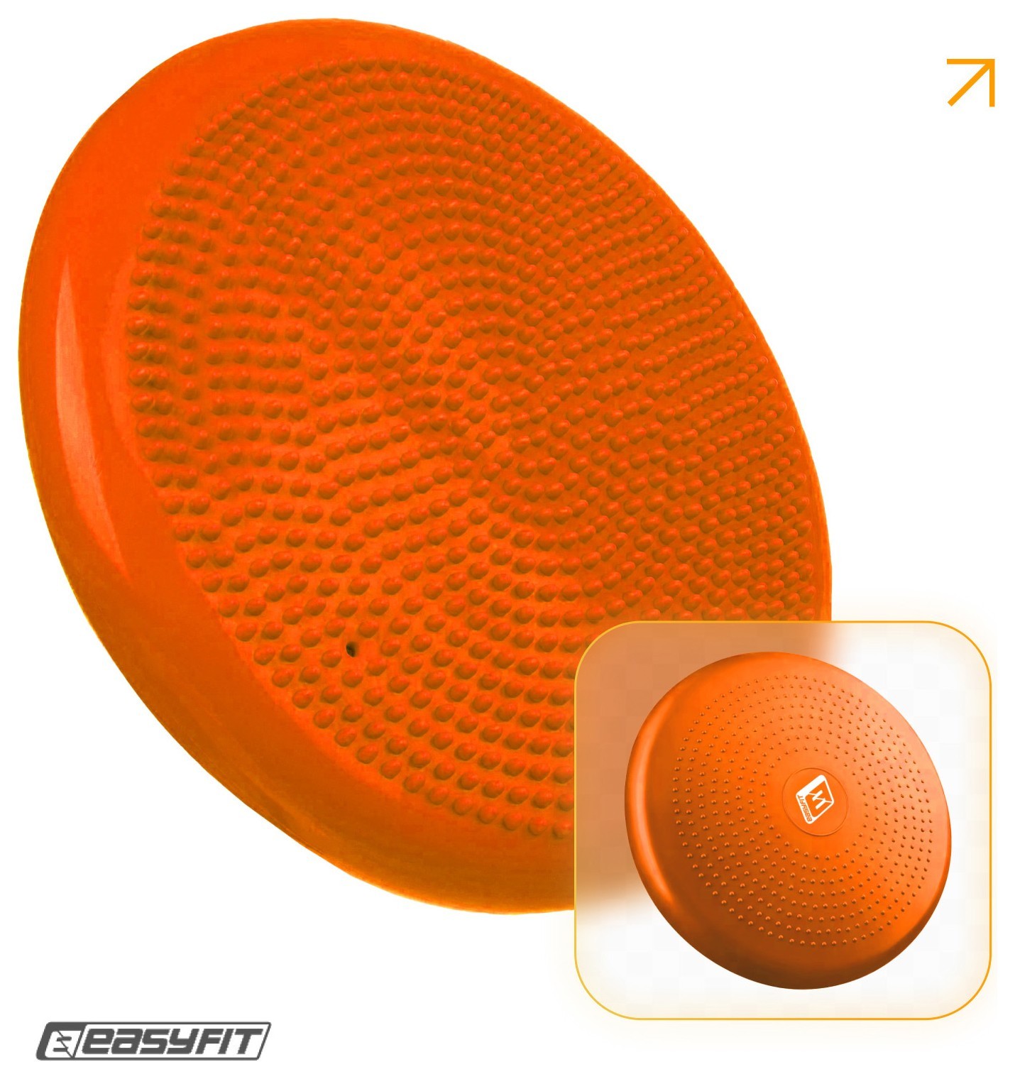 Балансировочная массажная подушка EasyFit Оранжевый, EFIT_EF-1840-OR