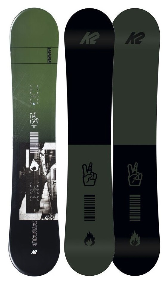 Сноуборд K2 STANDARD 155 Black/khaki/grey (11E0010.1) O, RCH_20316