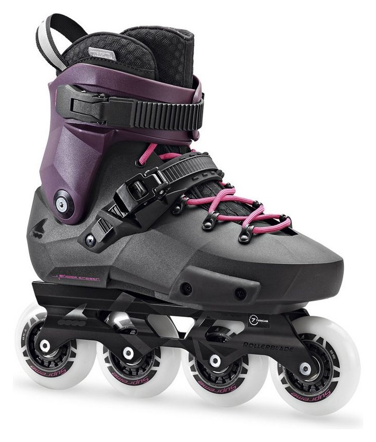 Роликові коньки для дорослих Rollerblade TWISTER EDGE W 37 (6.5US) 235мм Black/purple (07847600 N41), RCH_11242
