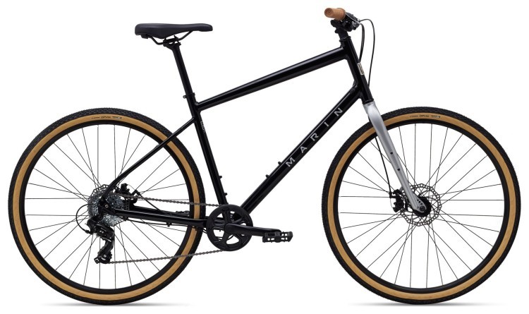Велосипед 28" Marin KENTFIELD 1 рама - M 2025 Gloss Black/Chrome, SKD-56-52