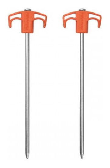 Кілки металеві Naturehike NH21YW133, 25 см, помаранчеві 2 шт., FNR_6927595782682