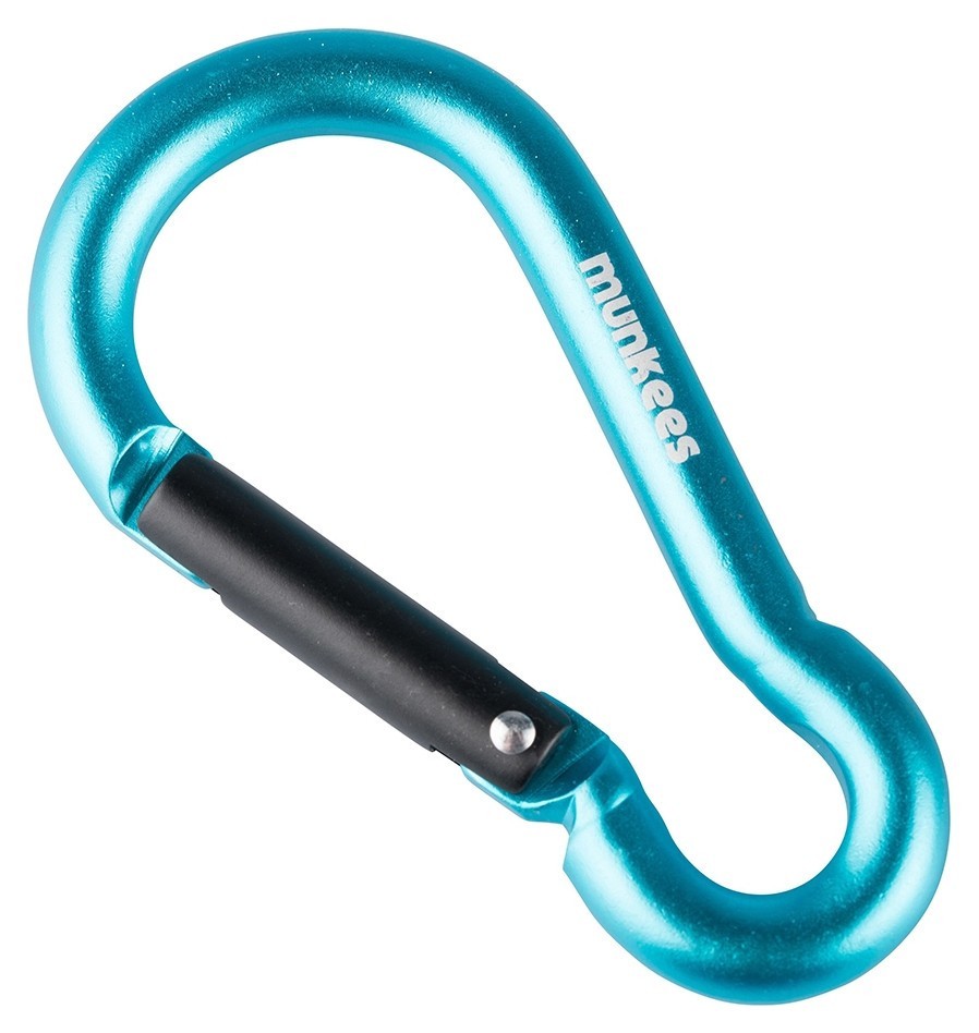 Munkees 3238 карабін Pear 8 mm x 80 mm blue, 3238-BL