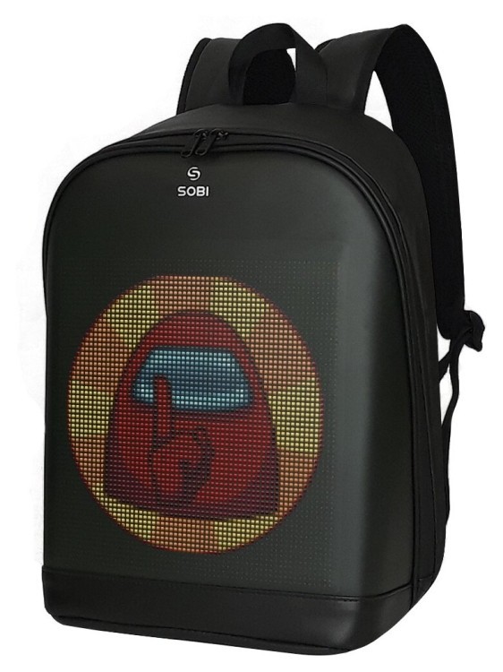 Рюкзак Sobi Pixel Plus SB9707 Black с LED экраном, SB9707_BK