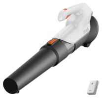 Акумуляторна повітродувка садова Litheli, живлення від павербанку (УМБ Litheli Power Bank 10000 mAh, 45 W, 2А в комплекті)