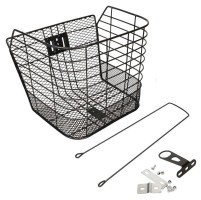 Кошик Сталь під болт і на рульову колонку 24-28" 340*270*260 мм зі стійкою 400L 25,4" CK-001B чорний