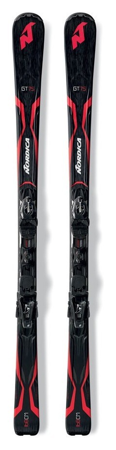 Ліжі гірські (комплект) Nordica GT 75 EVO+N ADV 152см Black/red (0A6058Q2+0C4040Q2), RCH_16328