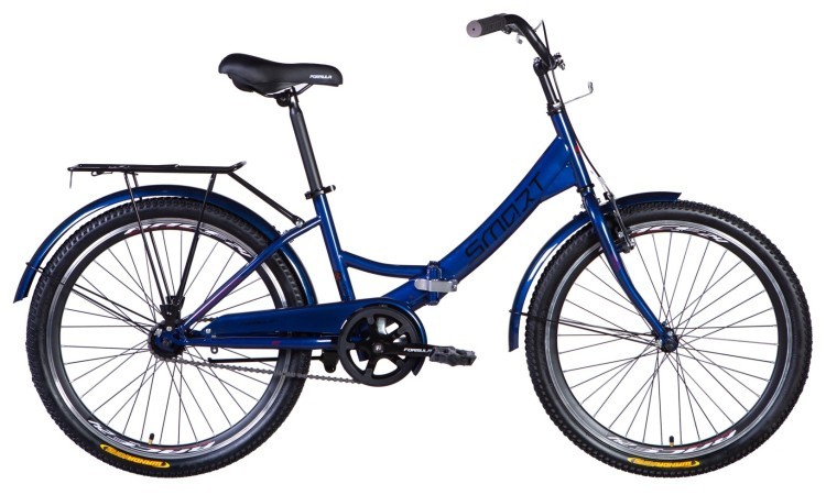 Велосипед ST 24" Formula SMART BH рама-15" синий 2024, OPS-FR-24-409
