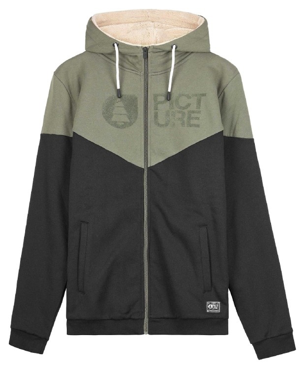 Толстовка женская Picture Organic Basement Plush Hoody dusty olive, MSW316A-L