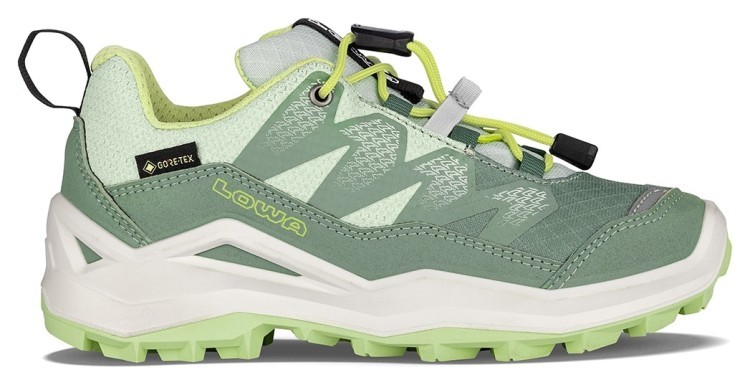 LOWA кроссовки Maddox Pro GTX LO Jr smk green-mlk green 34.0, 641627-7946-34.0