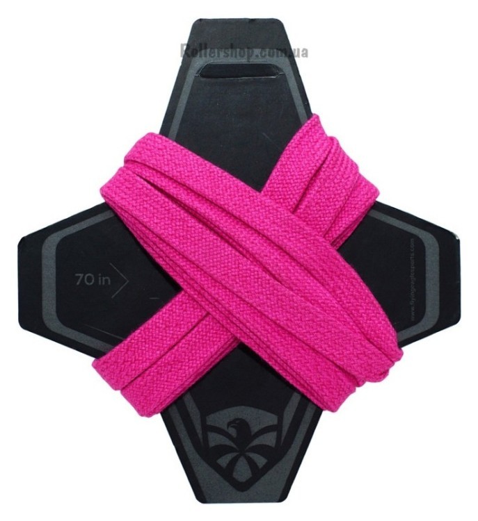 Шнурки для роликов Flying Eagle розовые, ROL_7643