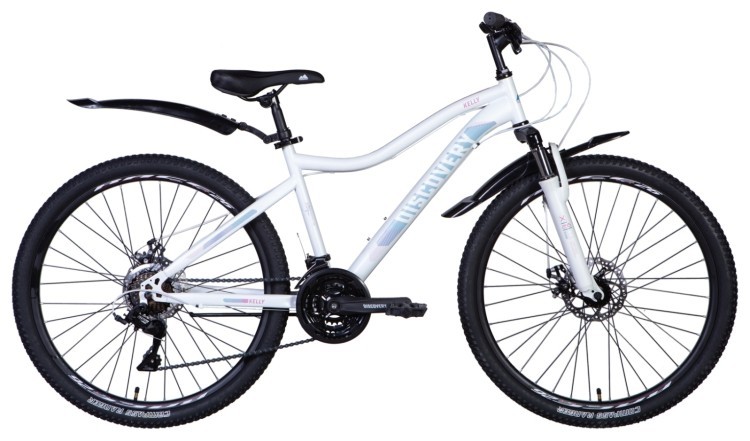 Велосипед 26" Discovery KELLY 2024 (белый (м)), OPS-DIS-26-581