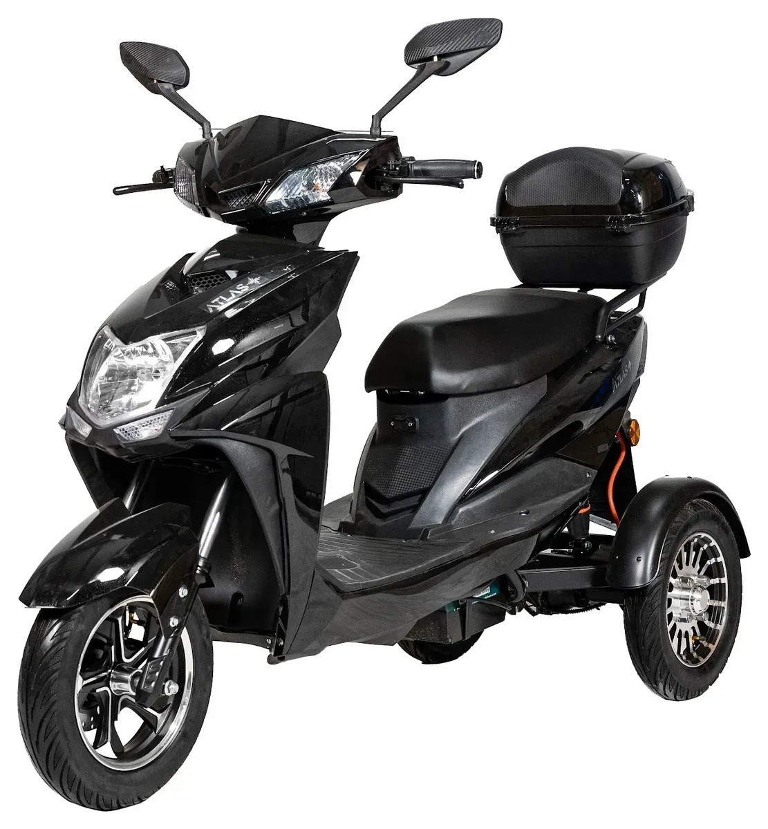 Электроскутер ATLAS Falcon Trike Box 1500W Black, TOK_4014