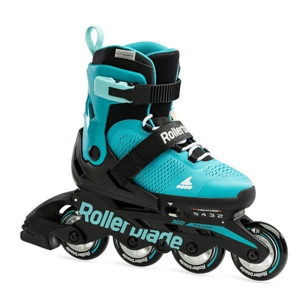 Ролики дитячі Rollerblade Microblade Aqua Black 2024, 07221900-3D9-28-32