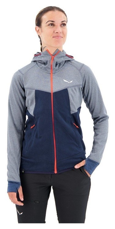 Флісова кофта Salewa Puez Hybrid Polarlite Full-Zip Wms, 013.002.6503