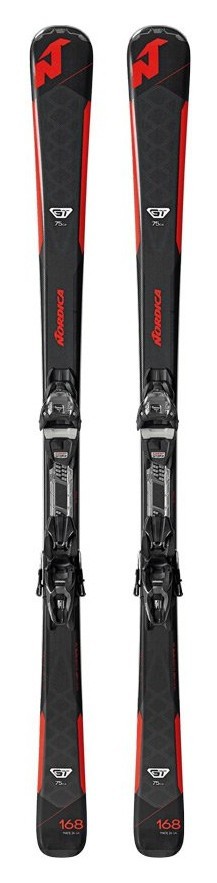 Ліжі гірські (комплект) Nordica GT 75+TP CMP10 FDT 156см Black/red (0A8050+0C8020SA), RCH_16325