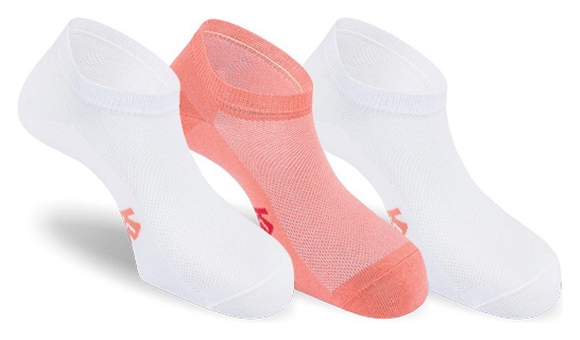 Носки для туризма женские K2 MULTISPORT LOW CUT 3 PACK 35-38 White/peach + peach + white/peach (14358), RCH_19226