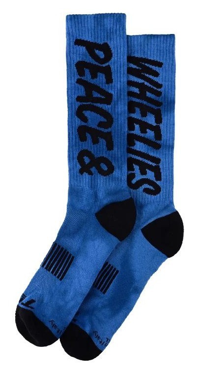 Носки TLD MENS PERFORMANCE SOCKS; PEACE & WHEELIES [COBALT] L/XL, OBOD_853725024