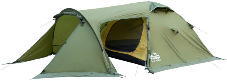 Палатка Tramp Cave 3 (v2) green UTRT-021, UTRT-021-green