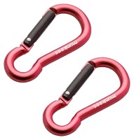 Munkees 3236 карабин Pear 6 mm x 60 mm (пара) red