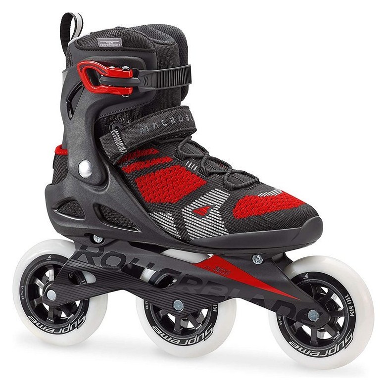 Роликові коньки для дорослих Rollerblade MACROBLADE 110 3WD M 40.5 (8US) 260мм Black/red (07846500 741), RCH_11209