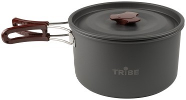 Котелок Tribe Pot 1,9 л Alu алюминиевый T-FH-0014-grey