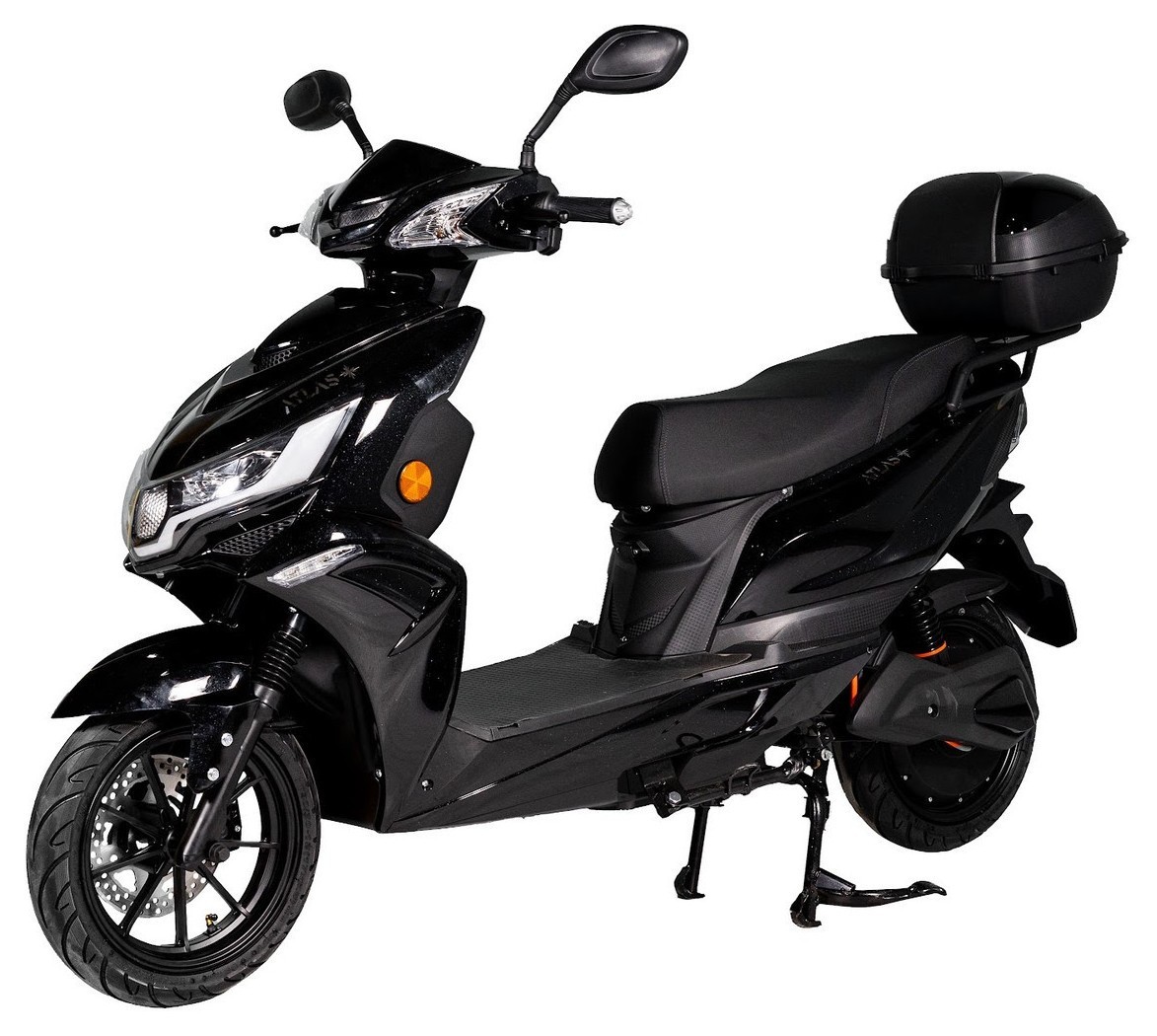 Электроскутер ATLAS Eagle Box 2000W Lithium Black, TOK_4023