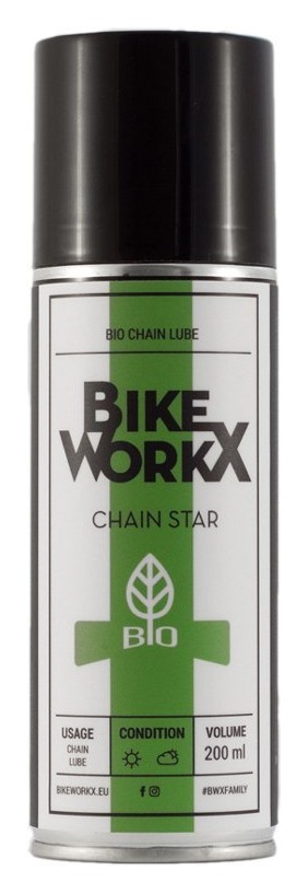 Мастило для ланцюга BikeWorkX Сhain Star BIO 200 мл, OBOD_CHAINSTARBIO/200
