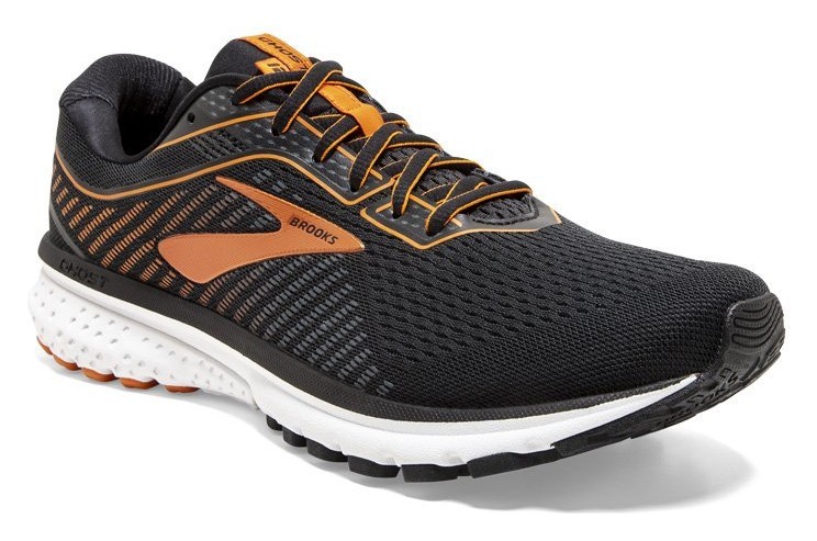 Кросівки чоловічі Brooks GHOST 12 M 42 (8.5US) Black/turbulence/orange (1103161D009), RCH_14917