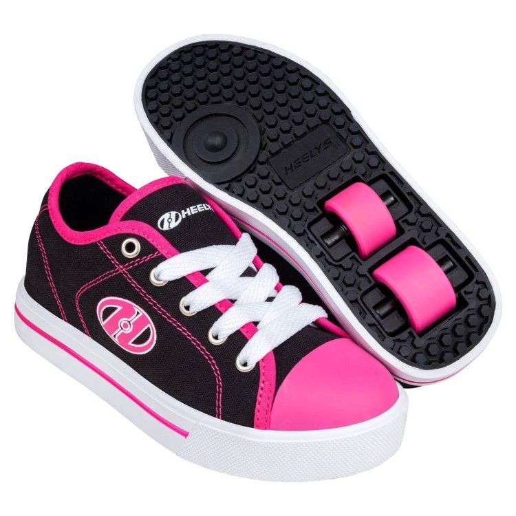 Роликові кросівки Heelys X2 Classic X2 (HE101461) Black/White/Hot Pink, HLY-G2W-8296
