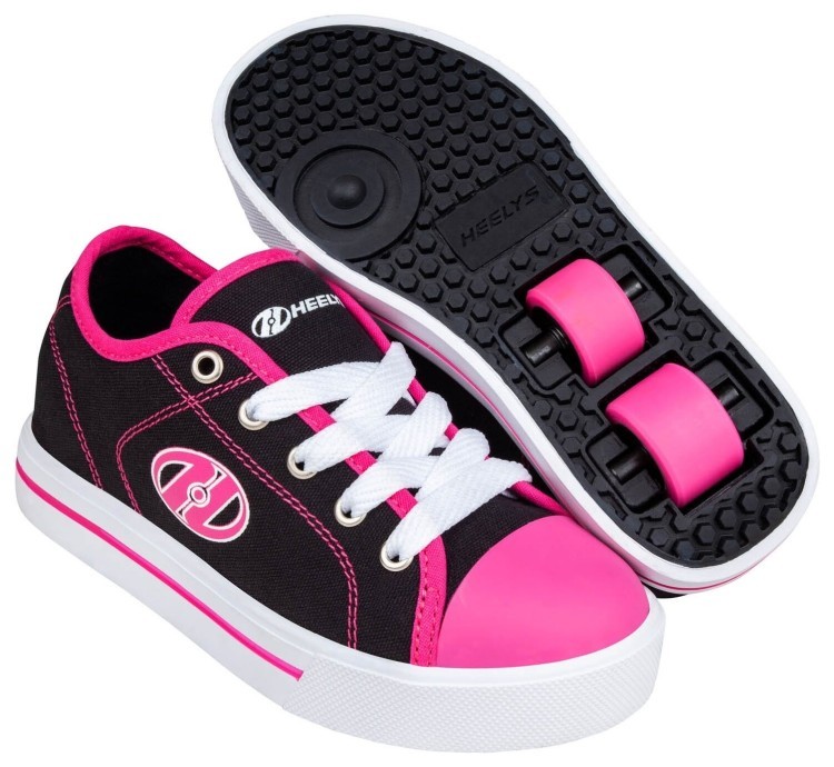Роликовые кроссовки Heelys X2 Classic X2 (HE101461) Black/White/Hot Pink, HLY-G2W-8296